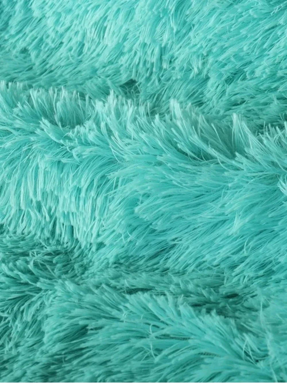 Luxury Plush Faux Fur Throw Blanket - turquoise